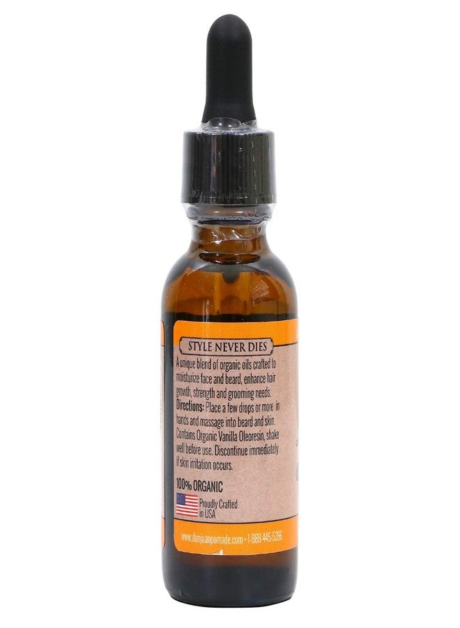 Don Juan Libertine Beard Oil And Conditioner - 100% Organic - Unique Blend Of Natural Oils Jojoba, Argan, Vitamin E, And More - Citrus Vanilla - Naturally Scented 1oz - Image 2